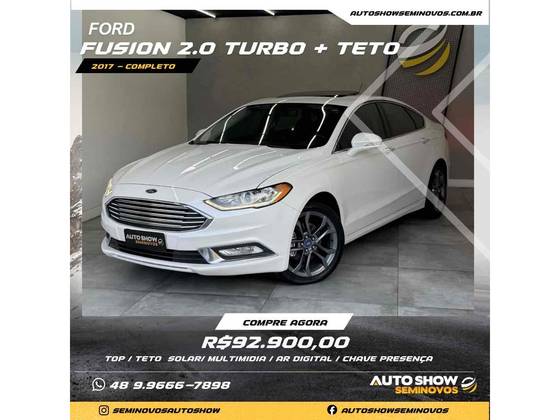 FORD FUSION 2.0 SEL 16V GASOLINA 4P AUTOMÁTICO FORD FUSION 2.0 SEL 16V GASOLINA 4P AUTOMÁTICO